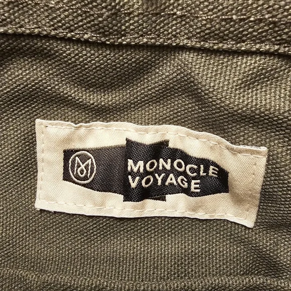 Monocle Voyage Canvas Dark Olive Tote